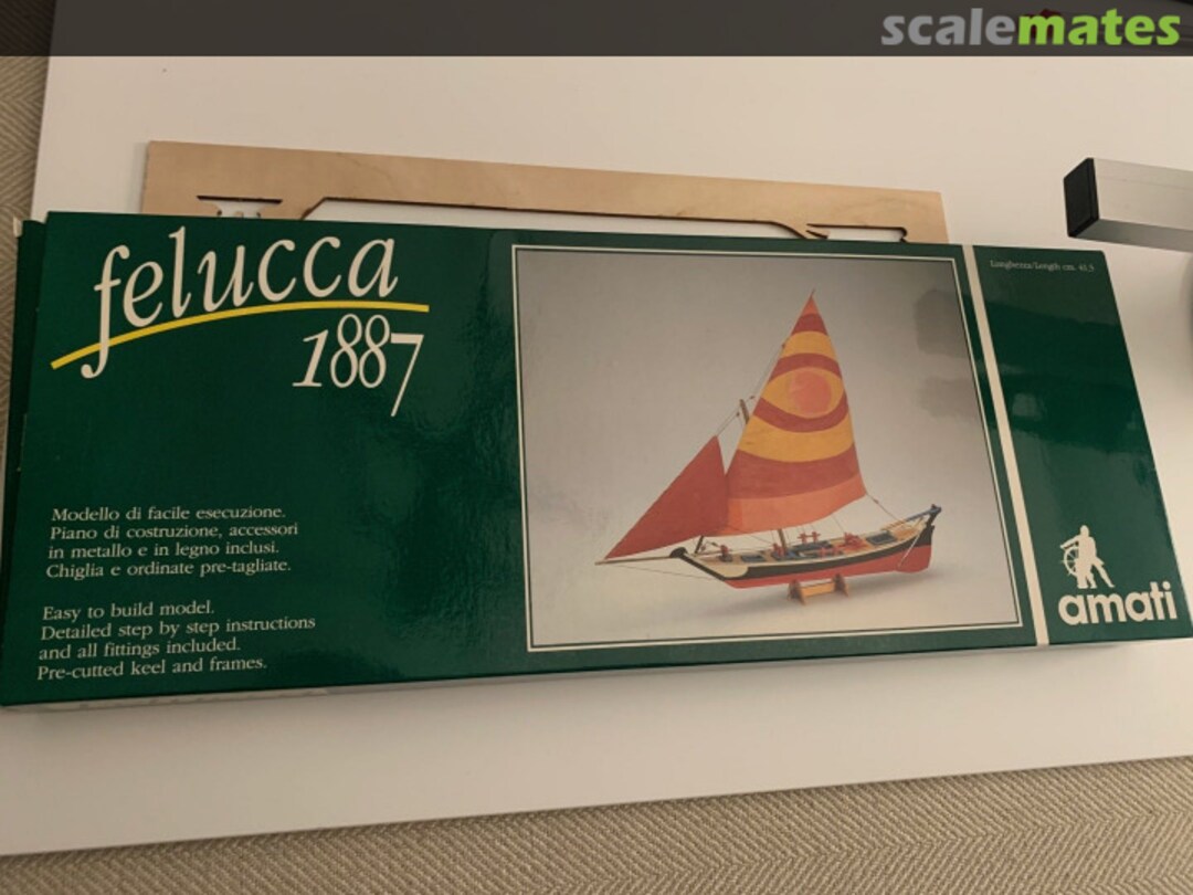 Boxart felucca 1887 1560 Amati Boxart felucca 1887 1560 Amati