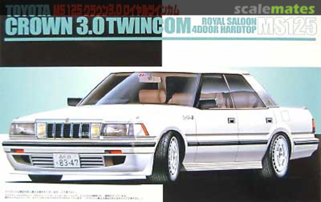 Boxart Toyota MS125 Crown 3.0 Twincom Royal Saloon 4Door Hardtop '84 03624 Fujimi Boxart Toyota MS125 Crown 3.0 Twincom Royal Saloon 4Door Hardtop '84 03624 Fujimi