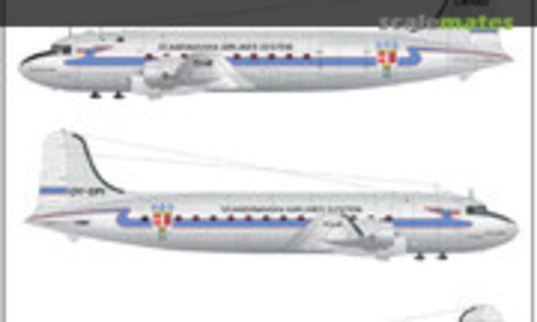 1:144 SAS first scheme Douglas C-54 / DC-4 (Lima November Decals LN144-565) LN144-565