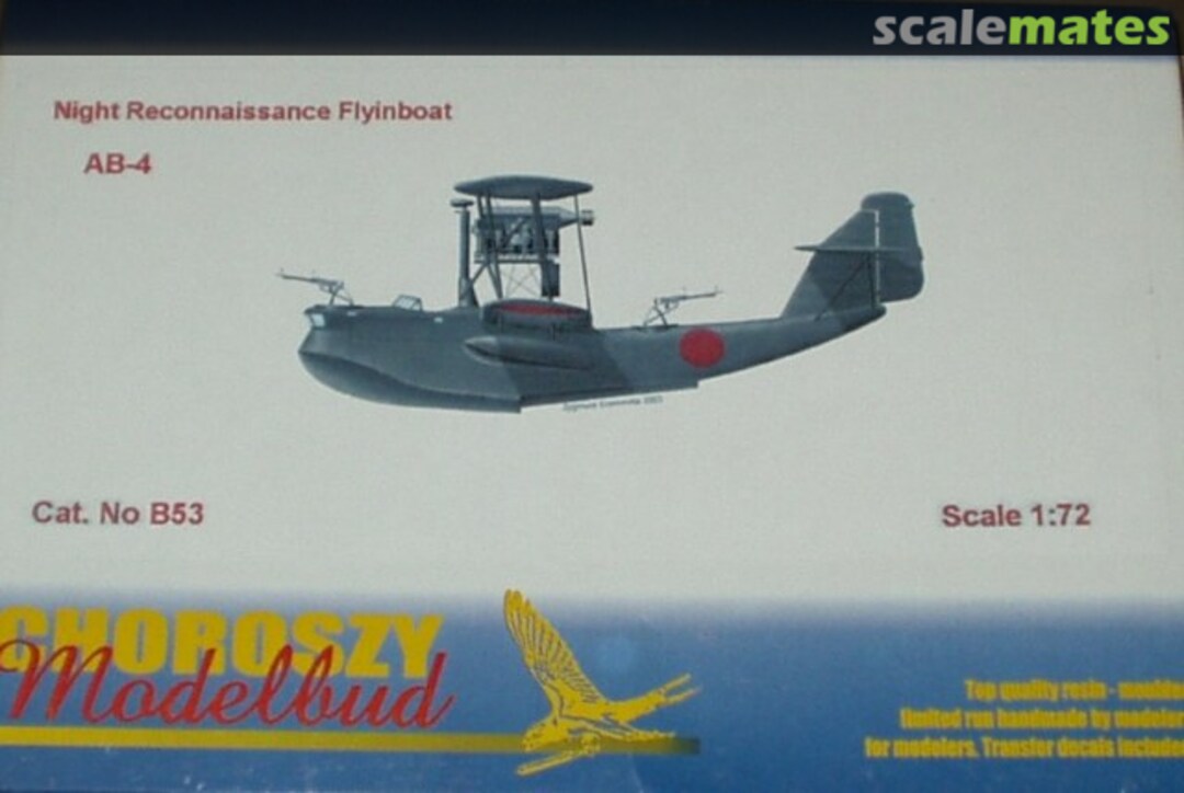 Boxart Aichi AB-4 B53 Choroszy Modelbud Boxart Aichi AB-4 B53 Choroszy Modelbud