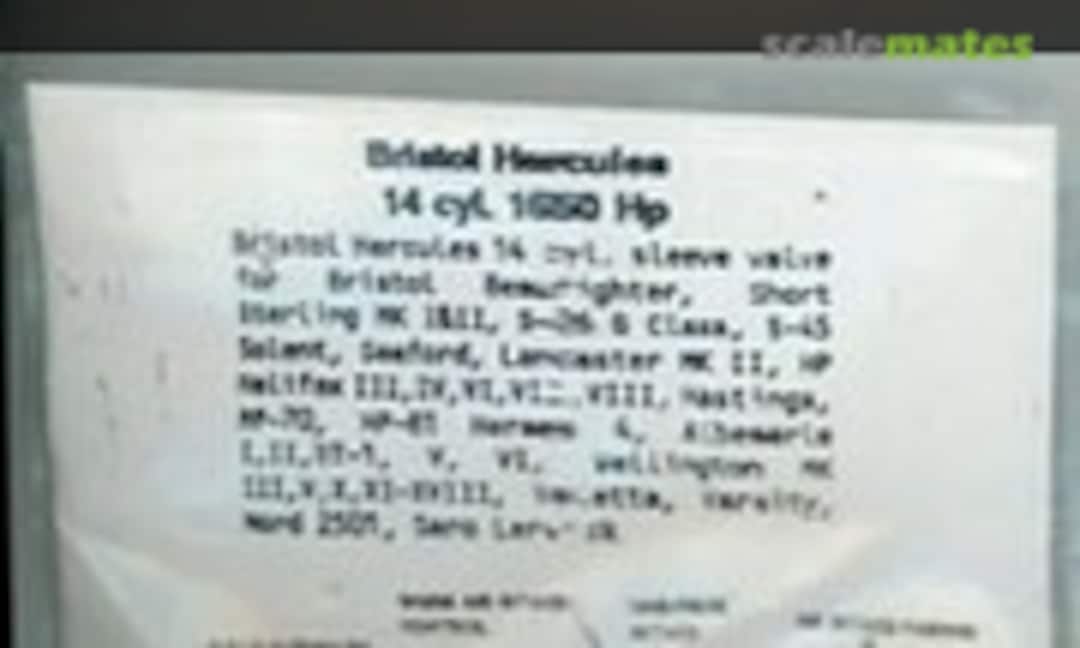 1:48 Bristol Hercules 14 cyl. 1650Hp (Engines & Things 48016) 48016