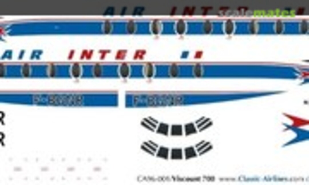 1:96 Air Inter Viscount 700 (Classic Airlines CA96-001) CA96-001
