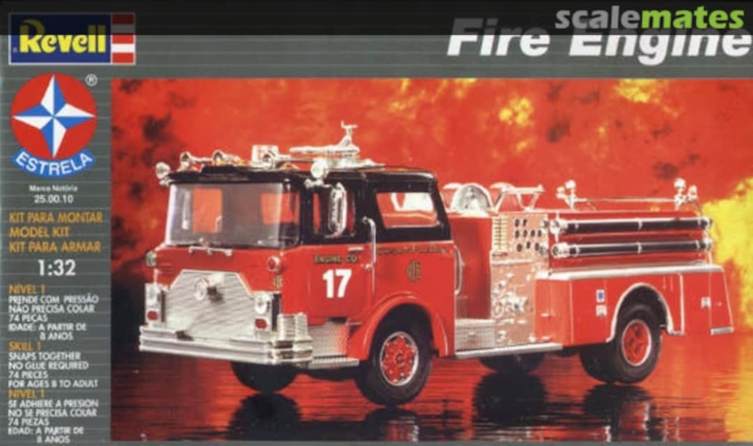 Boxart Fire Engine 25.00.10 Revell/Estrela Boxart Fire Engine 25.00.10 Revell/Estrela