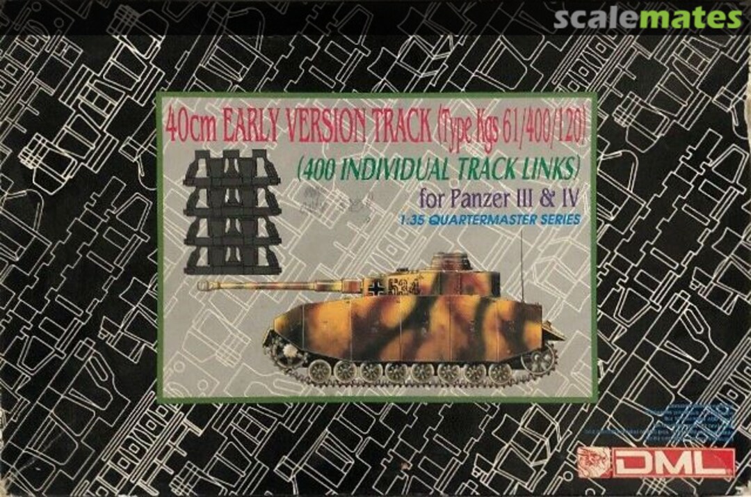 Boxart 40cm Early Version Track (Type Kgs 61/400/120) 3811 DML Boxart 40cm Early Version Track (Type Kgs 61/400/120) 3811 DML