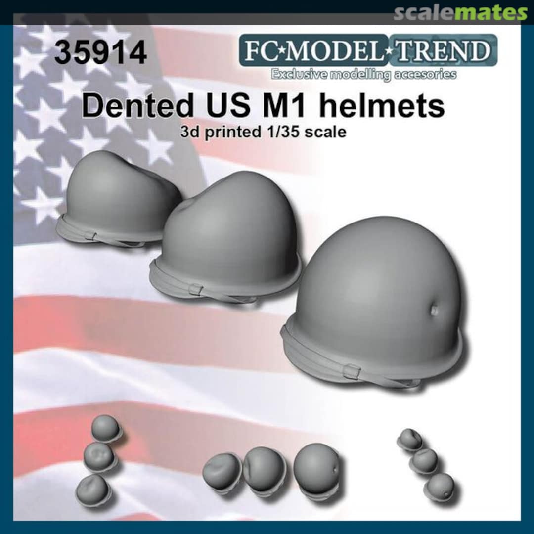 Boxart Dented US M1 helmets 35914 FC Model Trend Boxart Dented US M1 helmets 35914 FC Model Trend