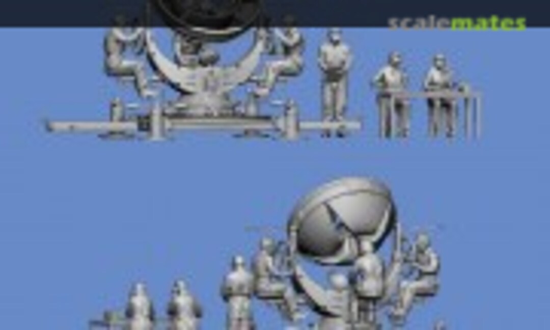 1:72 Crew for Ringtrichter, Richtungshörer und Horchgerät – RRH (Germania Figuren GF72-WW2-1001) GF72-WW2-1001