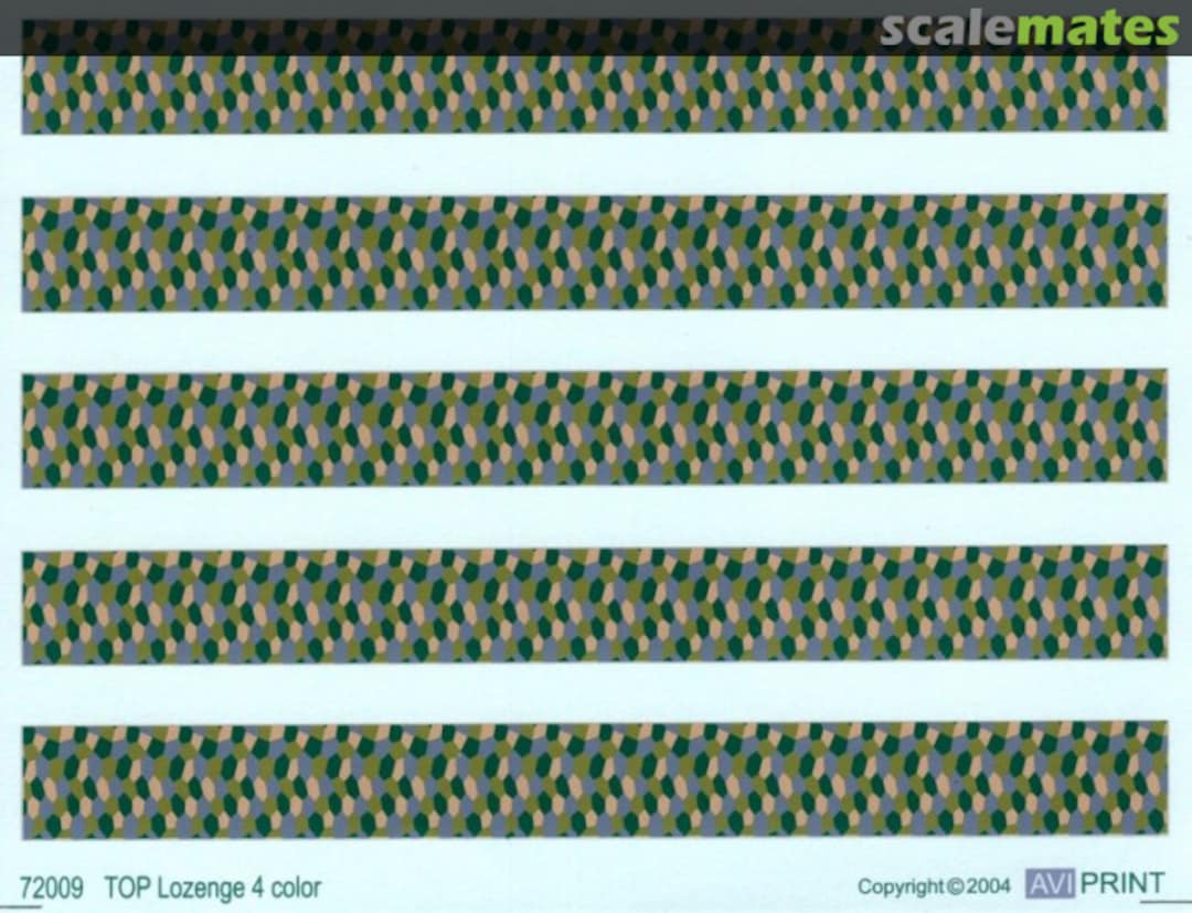 Boxart 4 Color Lozenge 72009 AVI Print Boxart 4 Color Lozenge 72009 AVI Print