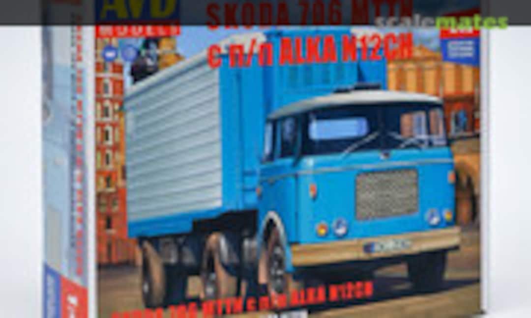 1:43 Skoda 706 MTTN Tractor with Alka N12CH Semitrailer (AVD Models 7067AVD) 7067AVD