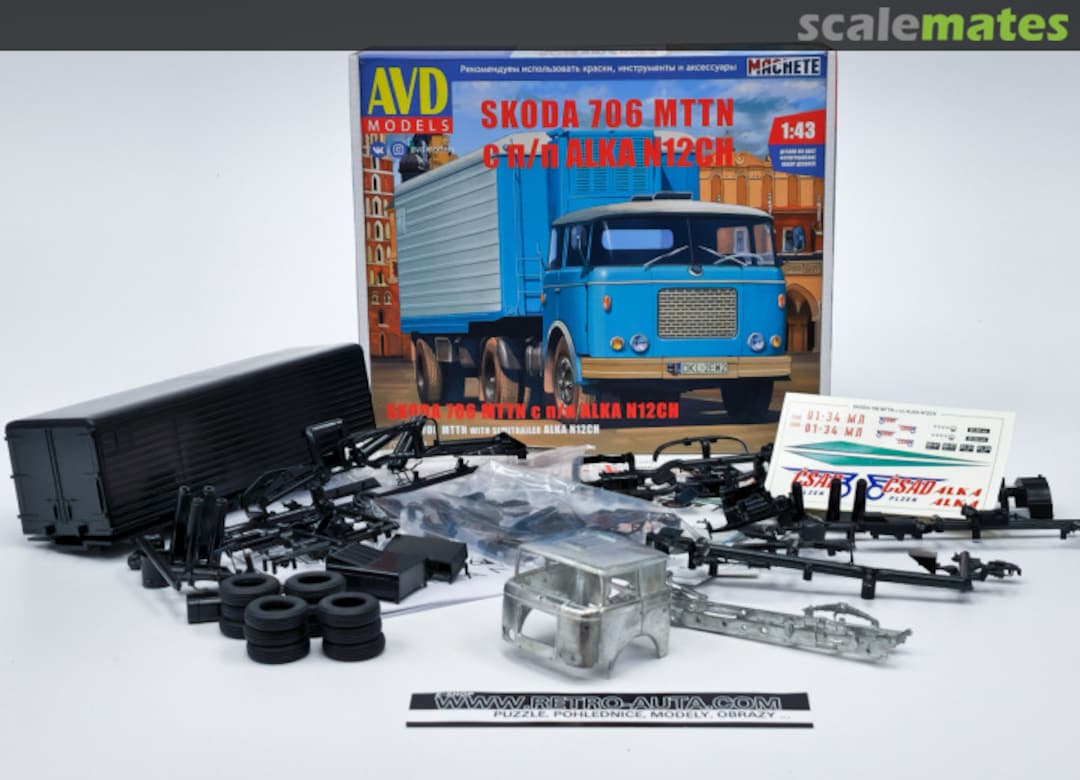 Contents Skoda 706 MTTN Tractor with Alka N12CH Semitrailer 7067AVD AVD Models Contents Skoda 706 MTTN Tractor with Alka N12CH Semitrailer 7067AVD AVD Models