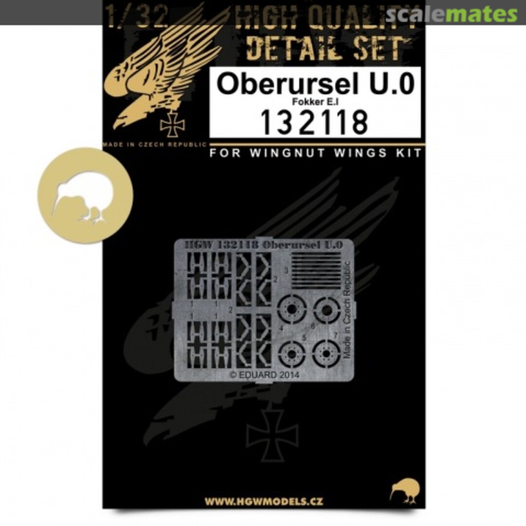 Boxart Fokker E.I - Oberursel U.0 Engine PE Set 132118 HGW Models Boxart Fokker E.I - Oberursel U.0 Engine PE Set 132118 HGW Models