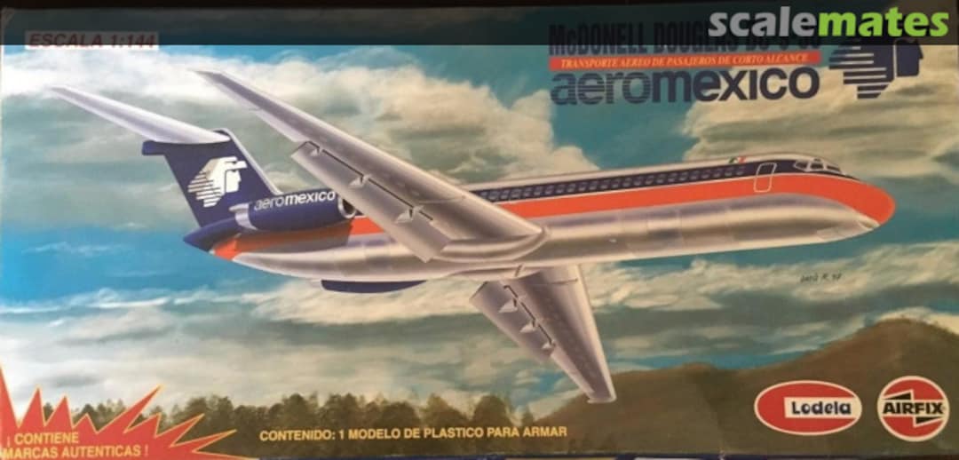 Boxart McDonnell Douglas DC-9-30 09032 Airfix/Lodela Boxart McDonnell Douglas DC-9-30 09032 Airfix/Lodela