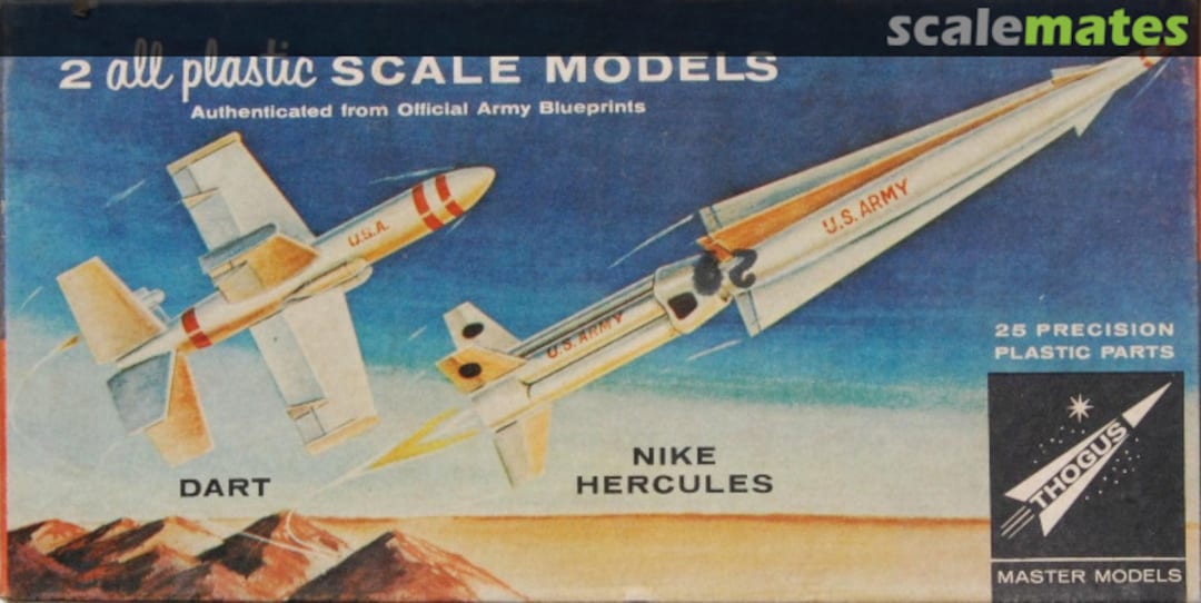 Boxart DART AND NIKE HERCULES 250-69 Thogus Master Models