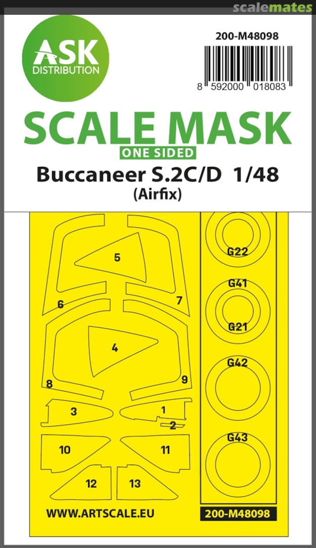 Boxart Blackburn Buccaneer S.2C/D 200-M48098 ASK Boxart Blackburn Buccaneer S.2C/D 200-M48098 ASK