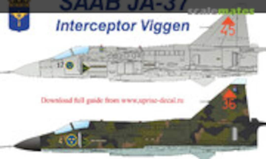 1:48 SAAB JA-37 Interceptor Viggen (UpRise Decal UR48268) UR48268
