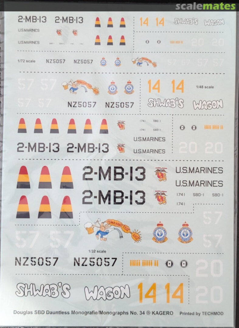 Boxart Douglas SBD Dauntless 34 Techmod Boxart Douglas SBD Dauntless 34 Techmod