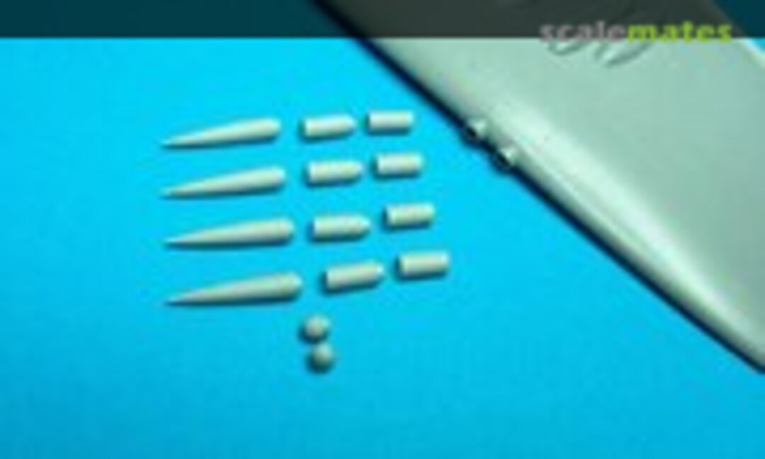 1:32 20mm Hispano Curved Fairing Cannons (Grey Matter Aviation GMAEM3208) GMAEM3208