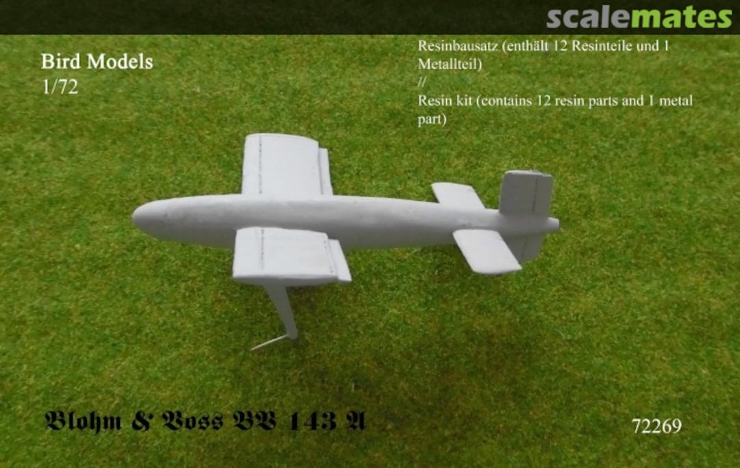 Boxart Blohm & Voss BV 143 A 72269 Bird Models Boxart Blohm & Voss BV 143 A 72269 Bird Models