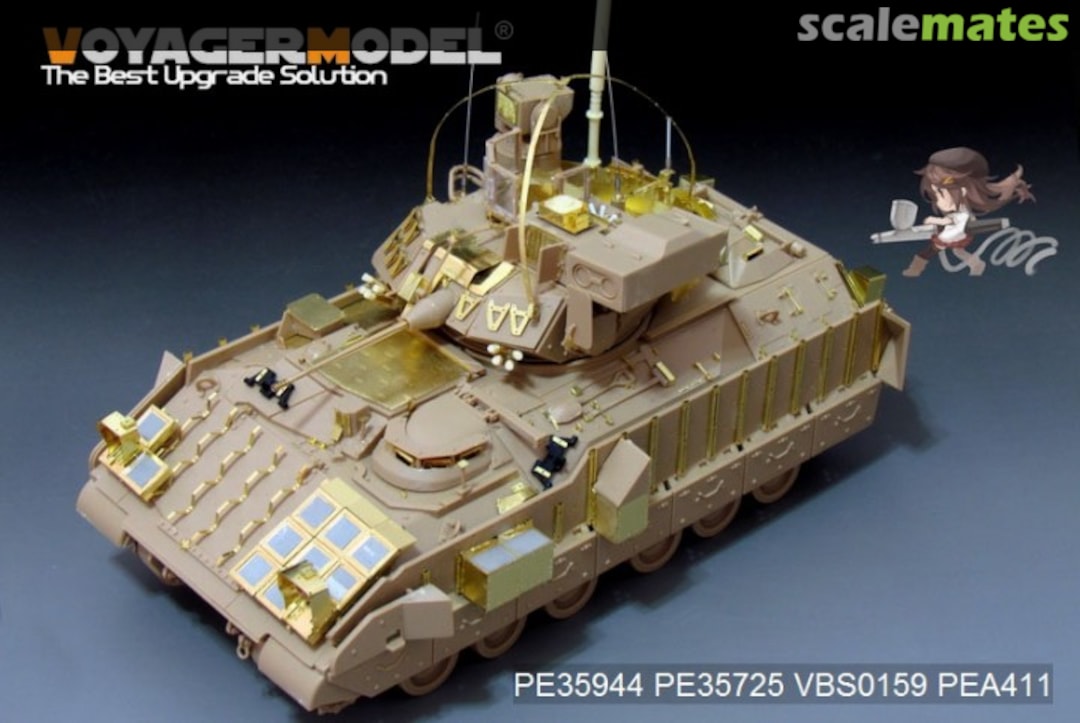 Boxart Modern US Army M3A3 BRADLEY CFV Basic Parts PE35944 Voyager Model
