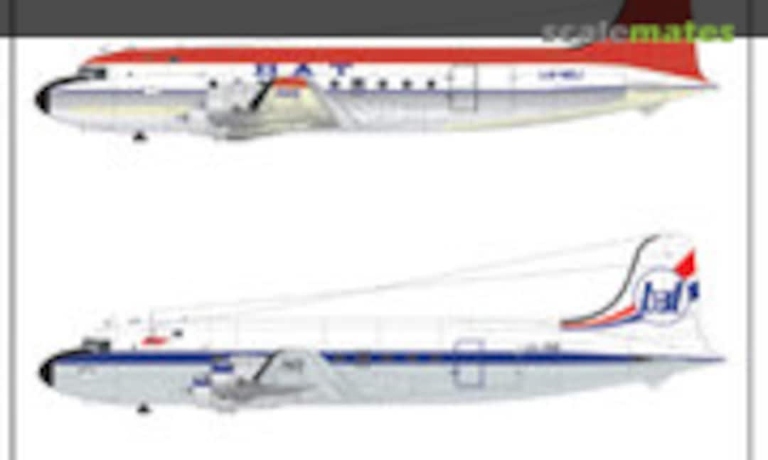 1:144 BAT/GREENLANDAIR Douglas C-54 / DC-4 (Lima November Decals LN144-567) LN144-567