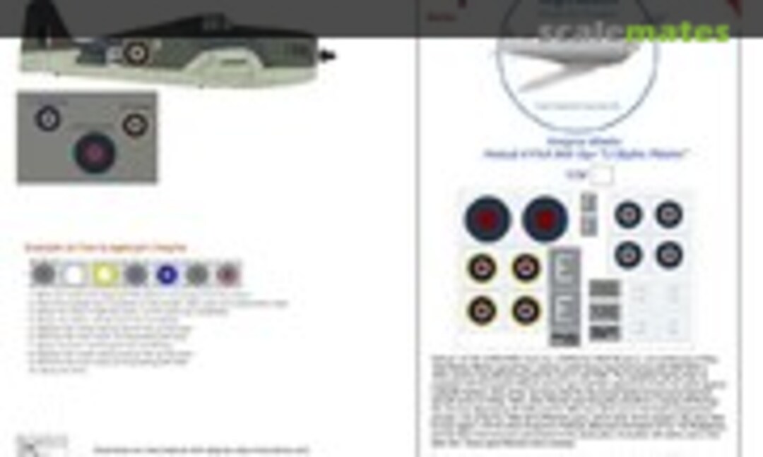 1:24 Grumman F6F-5 Hellcat FAA 800 Sqn Lt Blythe Ritchie (TopNotch TNM24-1008) TNM24-1008