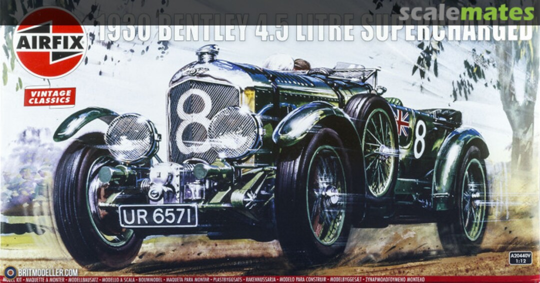 Boxart 1930 Bentley 4.5 Litre Supercharged A20440V Airfix