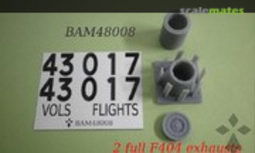 1:48 F404 Exhausts for early Rafale A (BAM Models BAM48008) BAM48008