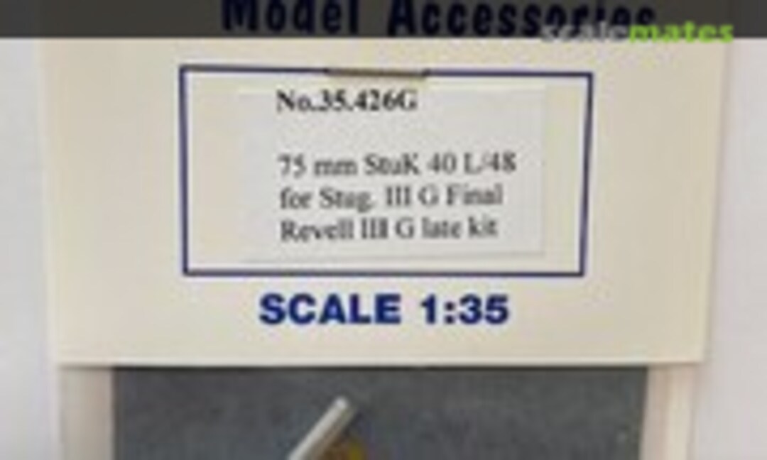 1:35 75 mm StuK 40/L48 for Stug III G Final (Elefant Corporation 35.426G) 35.426G