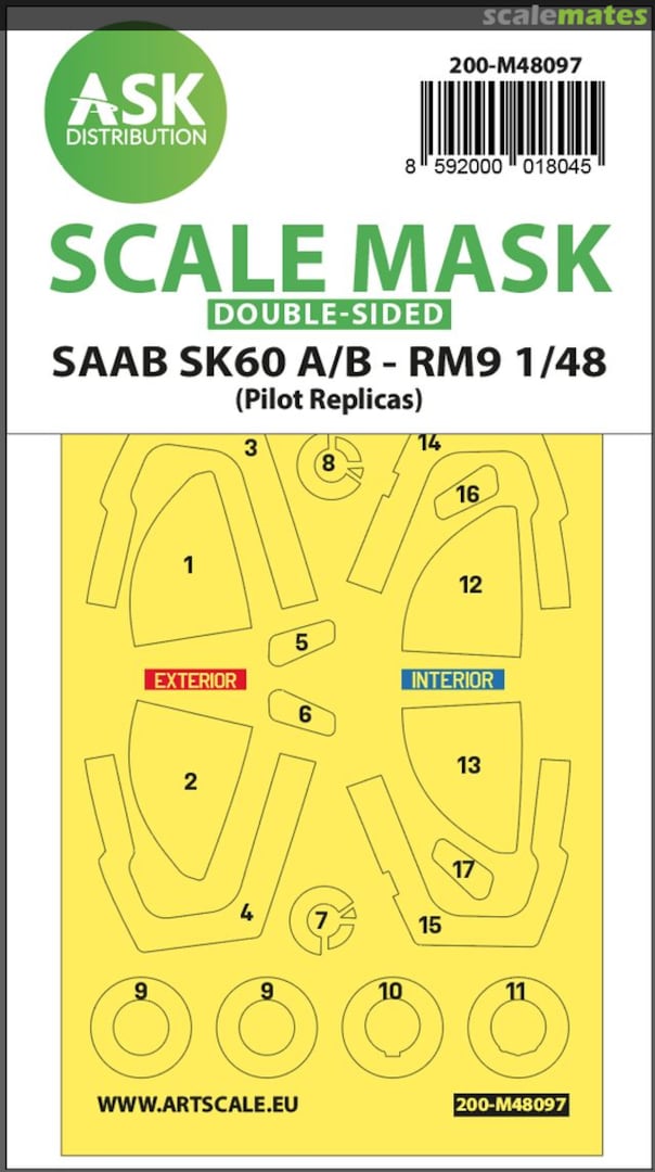Boxart Saab SK60 A/B - RM9 200-M48097 ASK Boxart Saab SK60 A/B - RM9 200-M48097 ASK