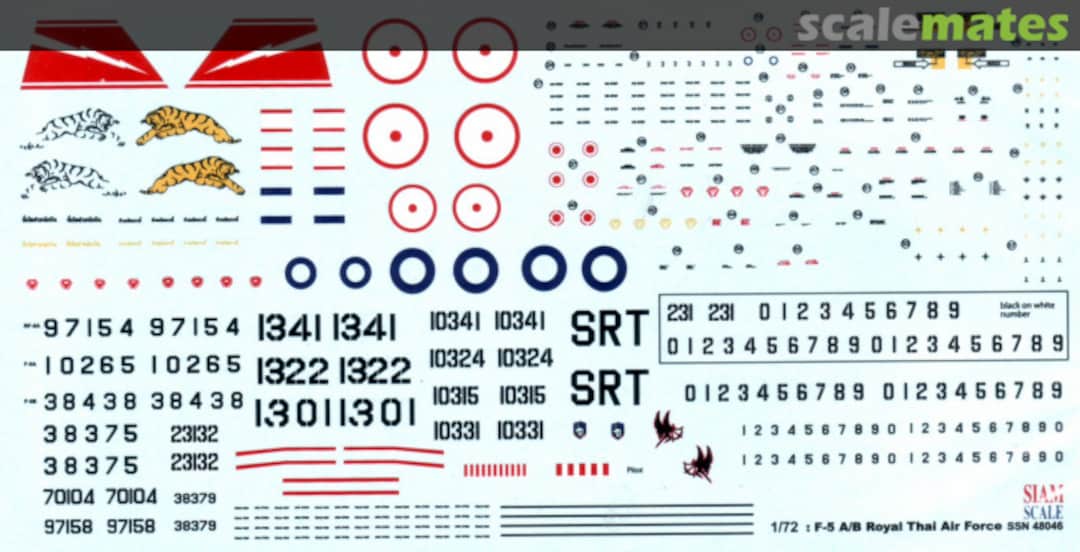 Boxart F-5A/B 72047 Siam Scale Boxart F-5A/B 72047 Siam Scale