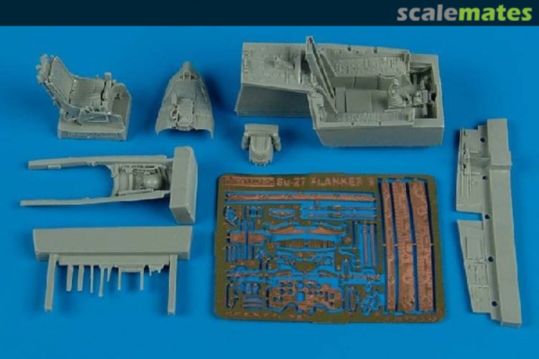 Boxart Su-27 Flanker B cockpit set 7249 Aires Boxart Su-27 Flanker B cockpit set 7249 Aires