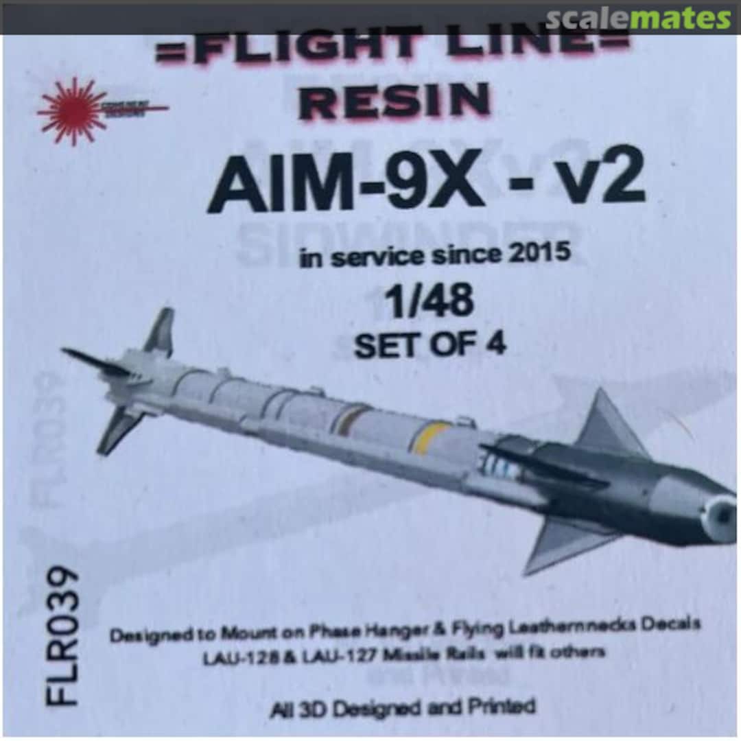 Boxart AIM-9X - v2 FLR039 Flight Line Resin Boxart AIM-9X - v2 FLR039 Flight Line Resin