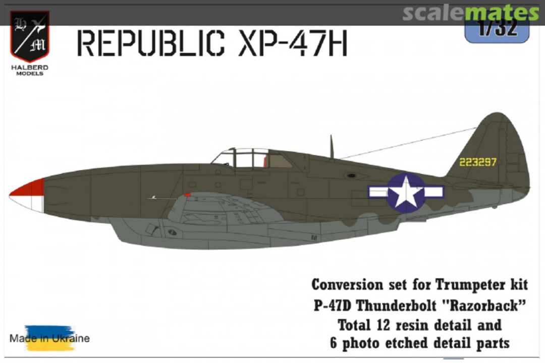 Boxart Republic XP-47H NONE Halberd Models Boxart Republic XP-47H NONE Halberd Models