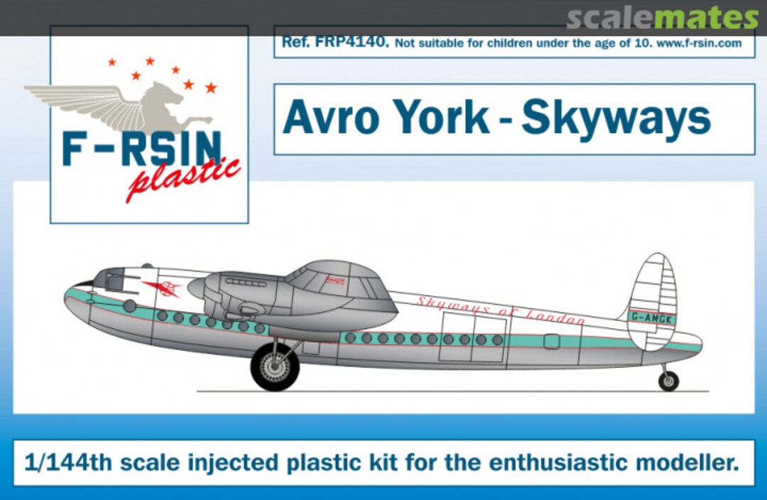 Boxart Avro York - Skyways of London FRP4140 F-RSIN Boxart Avro York - Skyways of London FRP4140 F-RSIN