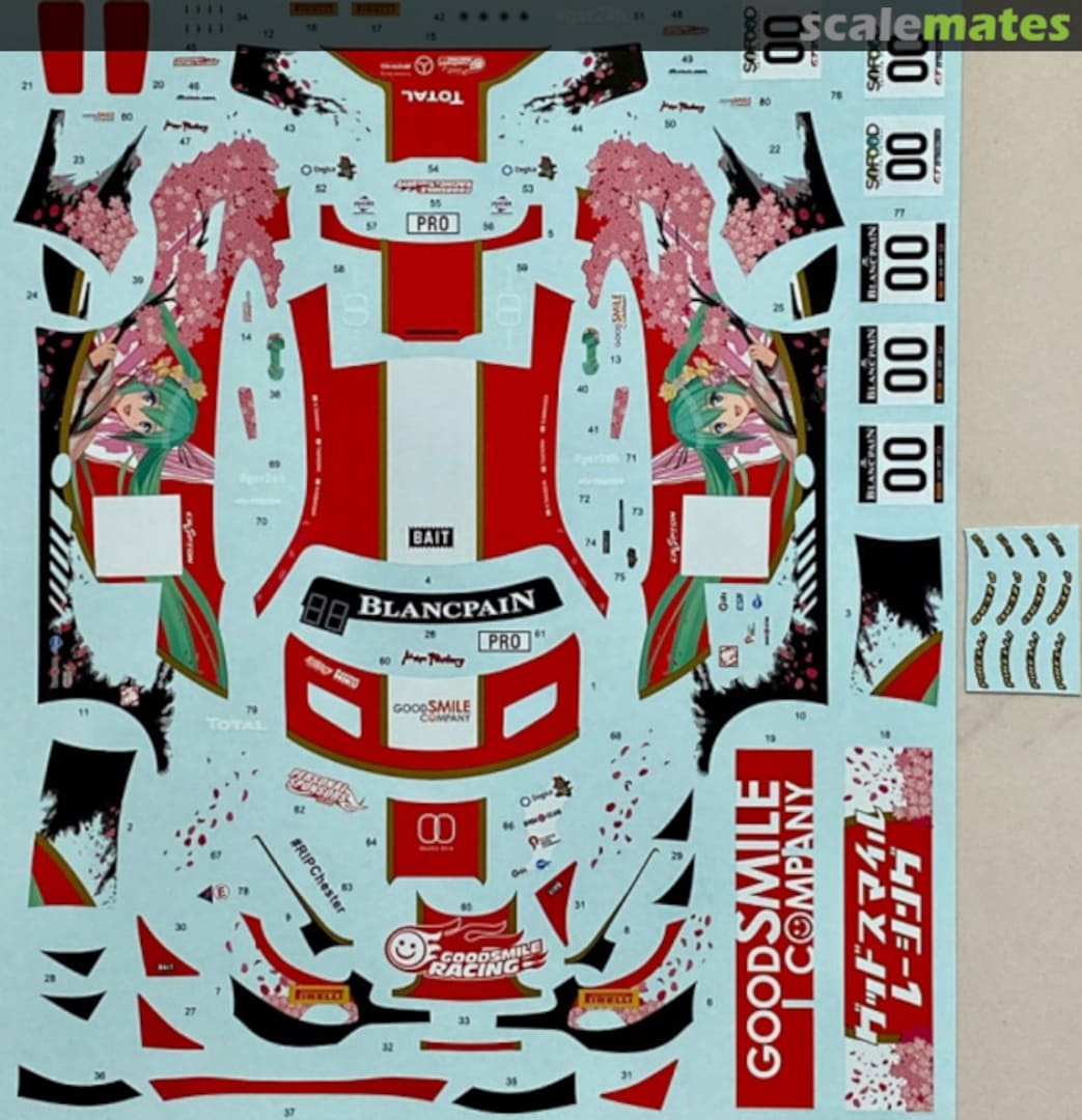 Boxart Mercedes AMG GT3 - Goodsmile Racing & Team Ukyo CS011 Miniature Boxart Mercedes AMG GT3 - Goodsmile Racing & Team Ukyo CS011 Miniature