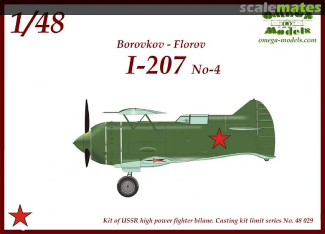 Boxart Borovkov-Florov I-207 48029 Omega Models Boxart Borovkov-Florov I-207 48029 Omega Models
