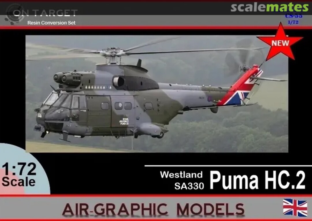 Boxart Westland SA330 Puma HC.2 CS-55 Air-Graphics Models