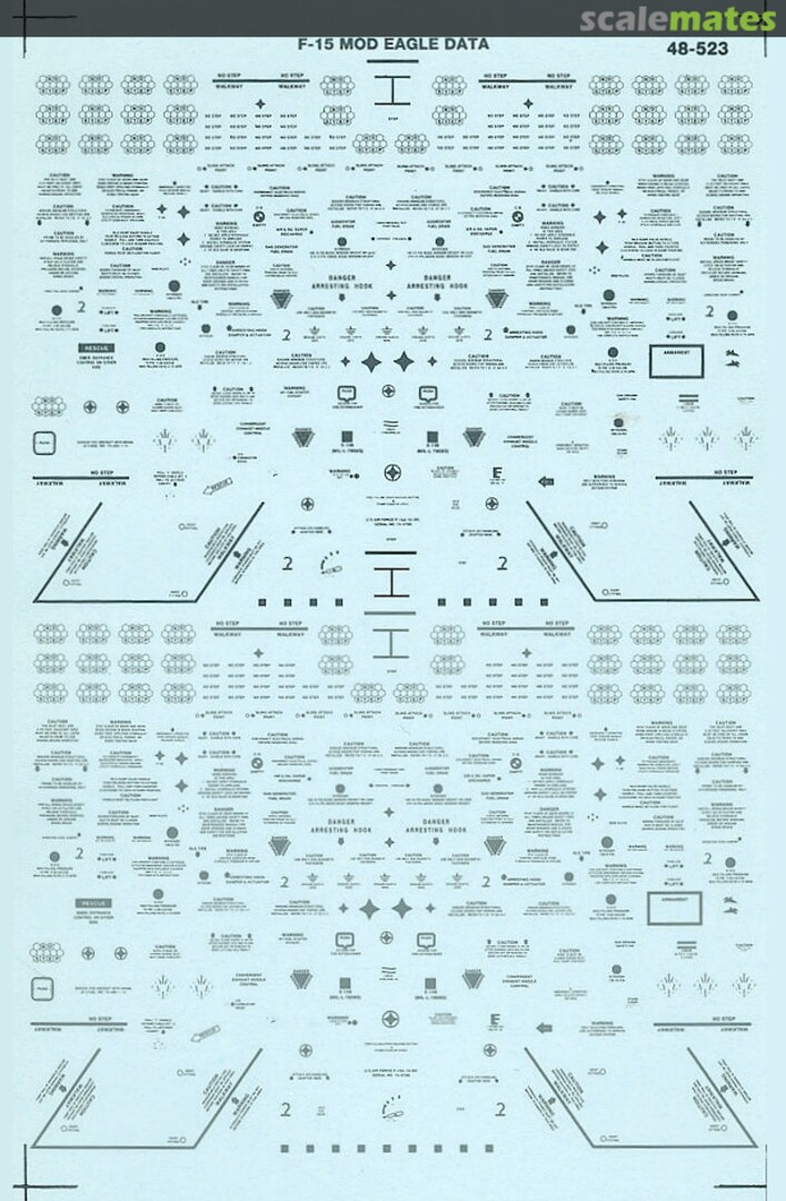 Boxart F-15 MOD Eagle Data 48-523 SuperScale International Boxart F-15 MOD Eagle Data 48-523 SuperScale International
