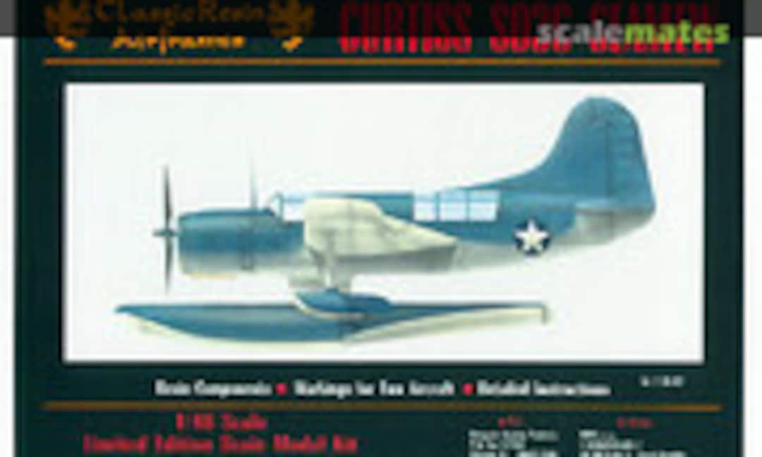 1:48 Curtiss SO3C Seamew (Classic Resin Airframes R8-007)