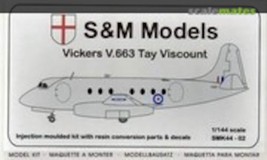 1:144 Vickers V.663 Tay Viscount (S&amp;M Models SMK44-02)
