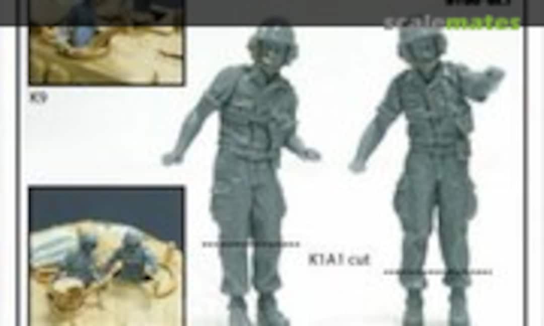 1:35 R.O.K Army Tank Crew set (2 Figures) (D-Toys DT35-027) DT35-027