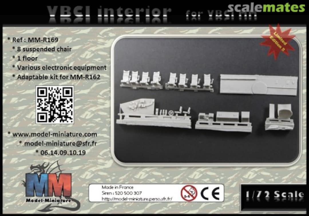 Boxart VBCI Interior conversion kit MM-R169 Model Miniature Boxart VBCI Interior conversion kit MM-R169 Model Miniature