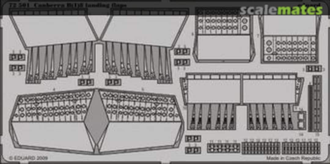 Boxart Canberra B(I)8 landing flaps 72501 Eduard Boxart Canberra B(I)8 landing flaps 72501 Eduard