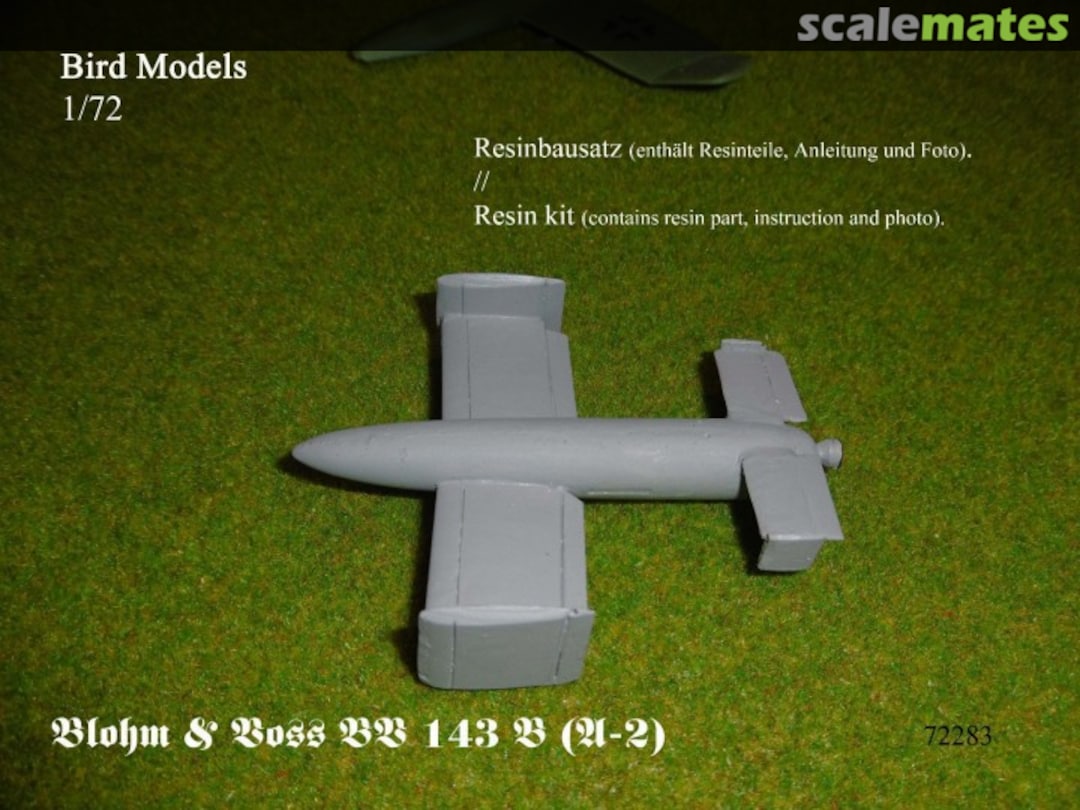 Boxart Blohm & Voss BV 143 B (A-2) 72283 Bird Models Boxart Blohm & Voss BV 143 B (A-2) 72283 Bird Models