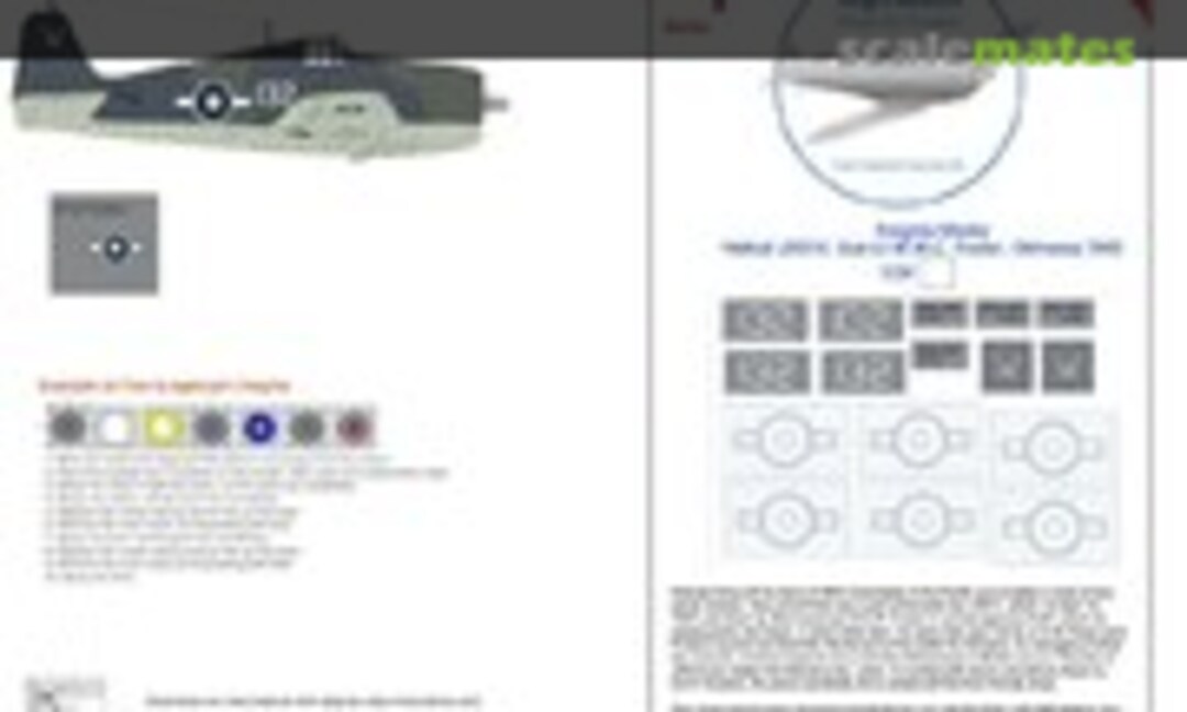 1:24 Grumman F6F-5 Hellcat JX814 Sub-Lt W.M.C Foster Okinawa 1945 (TopNotch TNM24-1013) TNM24-1013