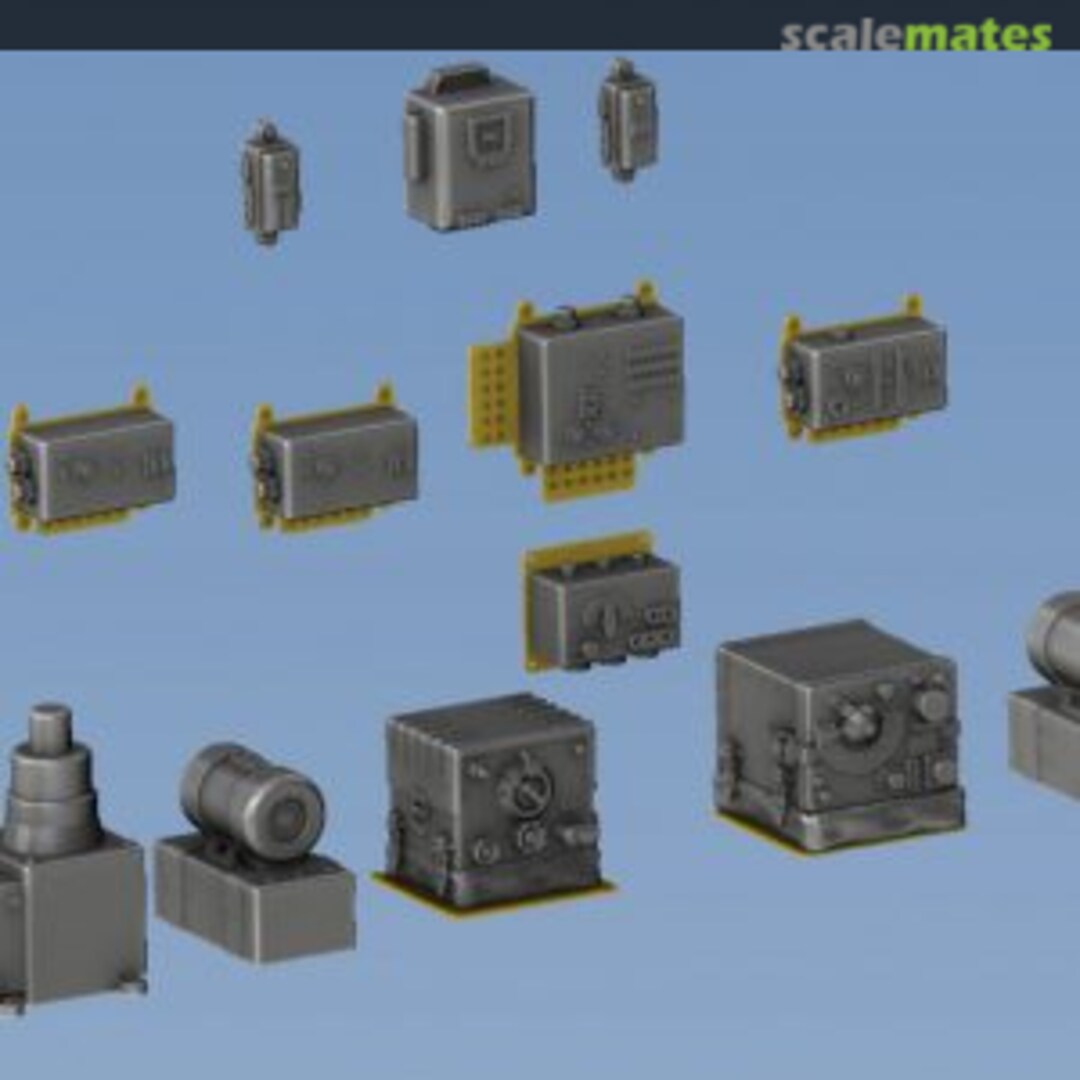 Boxart Soviet Tank Radio 9-R (9-RM) with interphones TPU-3-Bis-F and TPU-4R NS35068 North Star