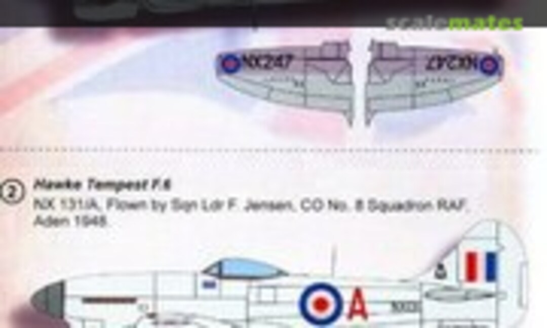 1:72 Hawker Tempest F.6 (Print Scale 72-417) 72-417