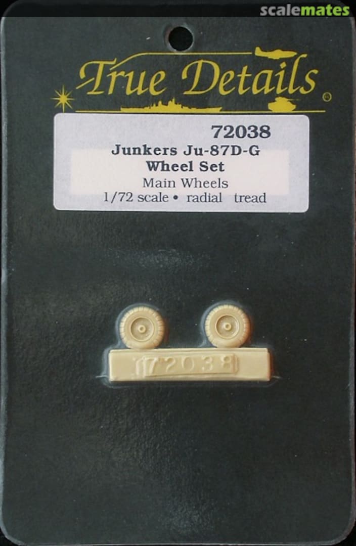 Boxart Junkers Ju 87 D-G Wheel Set 72038 True Details Boxart Junkers Ju 87 D-G Wheel Set 72038 True Details
