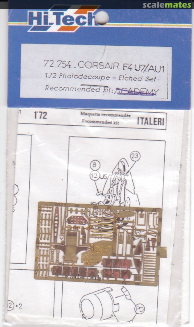 Boxart Corsair F4U-7/AU-1 72754 Hi-Tech Boxart Corsair F4U-7/AU-1 72754 Hi-Tech