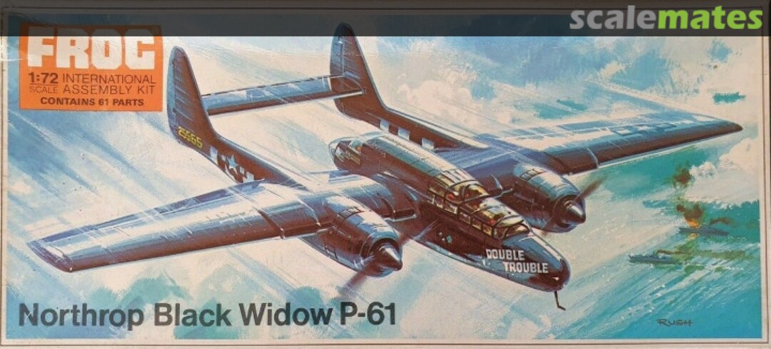 Boxart Northrop Black Widow P-61 F170 FROG Boxart Northrop Black Widow P-61 F170 FROG
