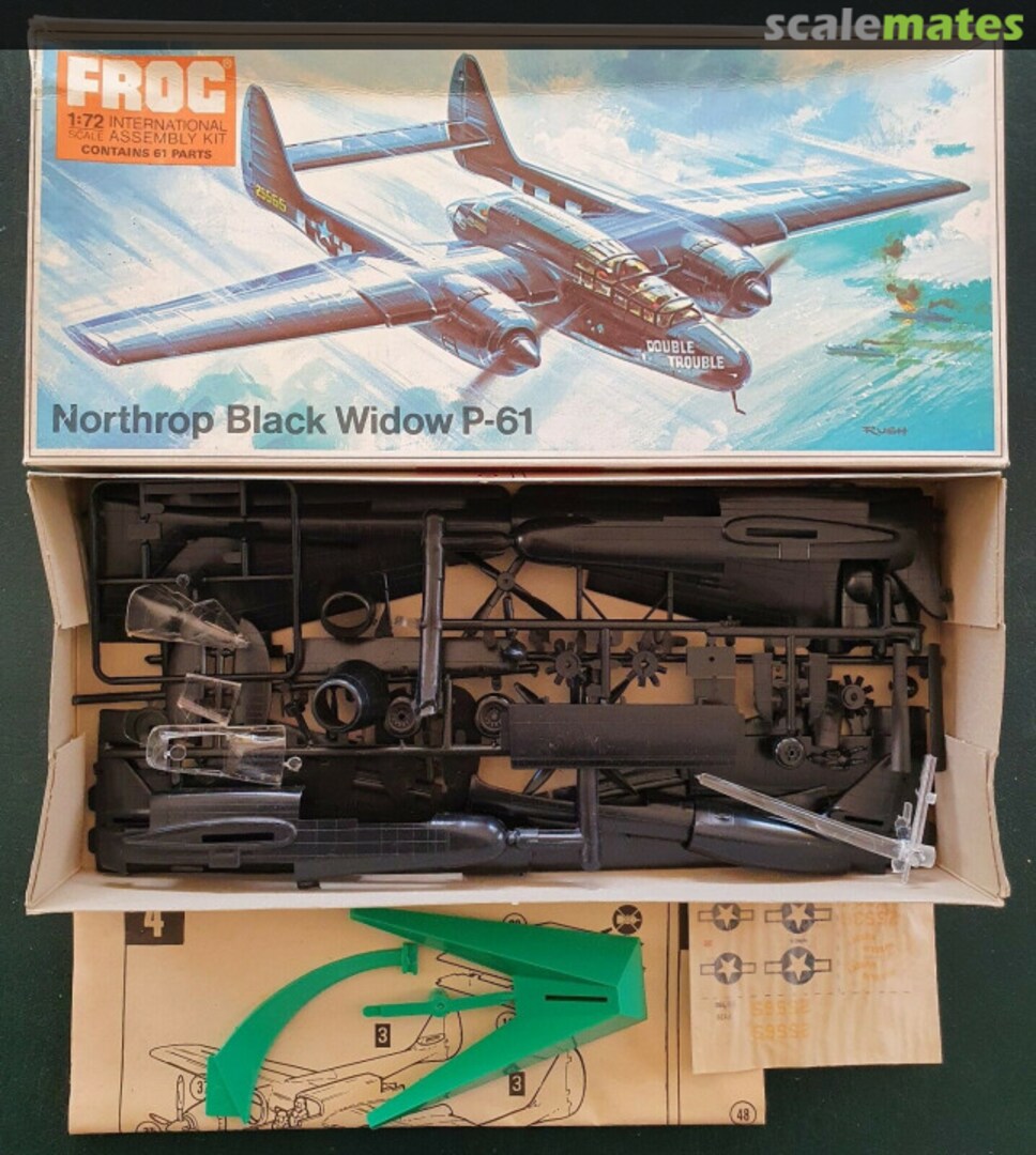 Contents Northrop Black Widow P-61 F170 FROG Contents Northrop Black Widow P-61 F170 FROG